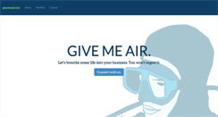 Desktop Screenshot of givemeair.net